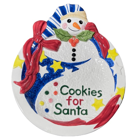 Noritake Christmas Cookie plate - Picture 2 of 4